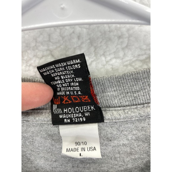 Harley Davidson T-Shirt American Reflections‎ Men’s Size L Gray 1998 Long Branch - Picture 4 of 7